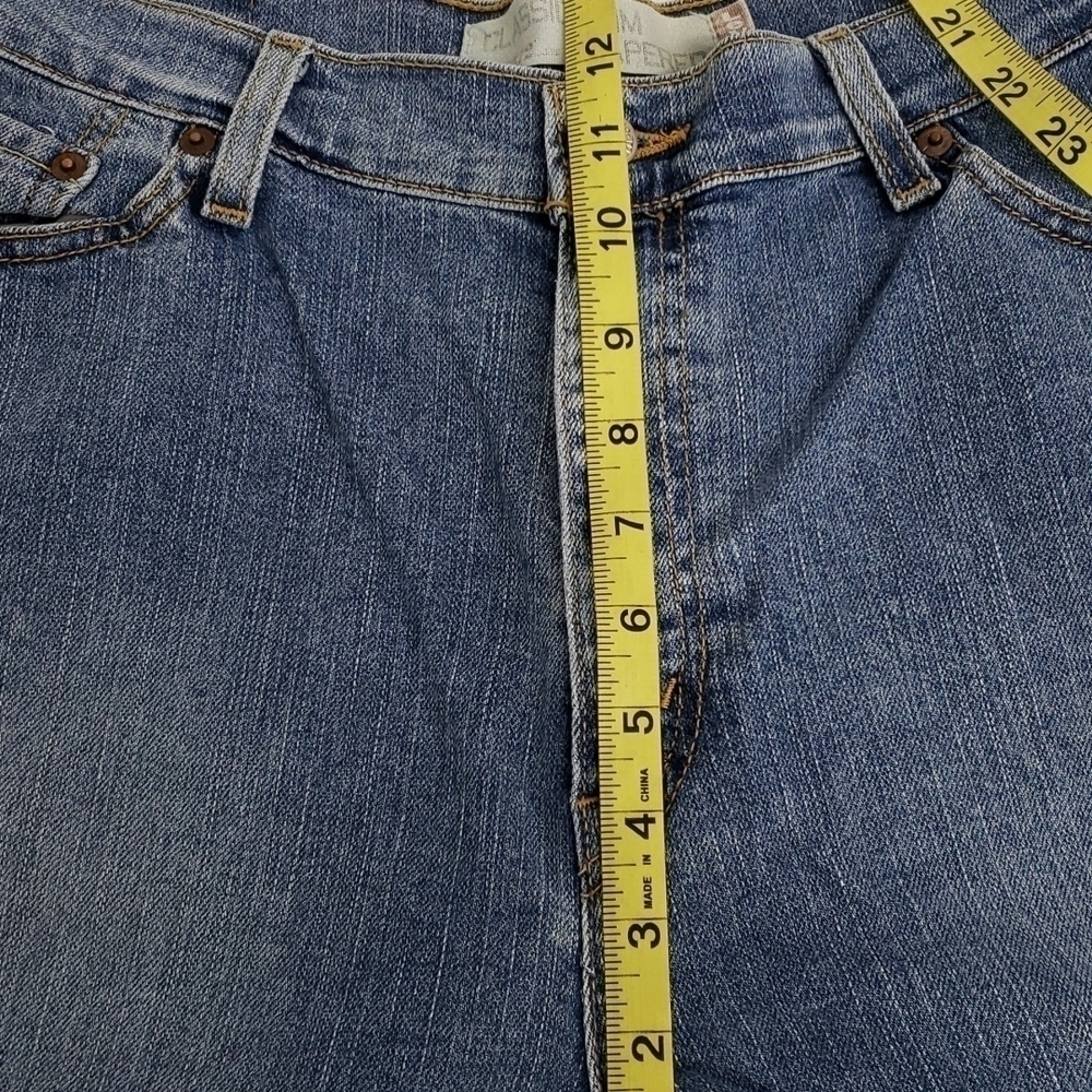 LEVI'S 512 Classic Slim Fit Tapered Leg 14M 33x28 VGUC 2004 early Y2K - Picture 9 of 11